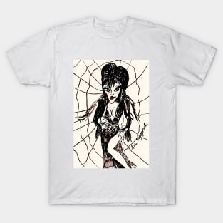 Elvira Mistress of the Dark Cassandra Peterson T-Shirt